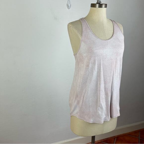 Lululemon Pink Marble Racerback Tank Top - Picture 2 of 7